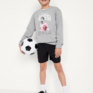 Messiâ„¢ Graphic Crew-Neck Sweatshirt for Boys