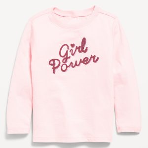 Long-Sleeve Graphic T-Shirt for Toddler Girls