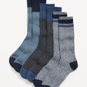 3-Pack Marled Boot Socks for Men