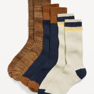 3-Pack Marled Boot Socks for Men