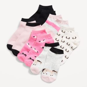 Ankle Socks 6-Pack for Girls