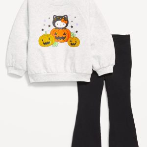Hello Kitty® Graphic Sweatshirt and Flare Leggings Set for Girls