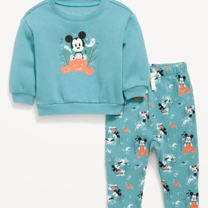 Disney© Unisex Graphic Sweatshirt and Sweatpants Set for Baby
