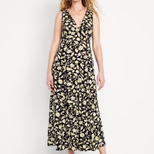 Fit & Flare Floral Maxi Dress