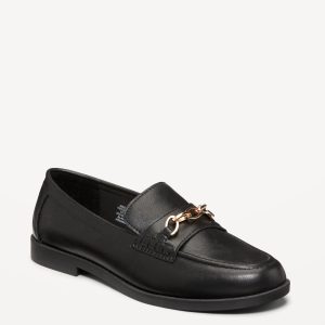 Faux-Leather Loafer