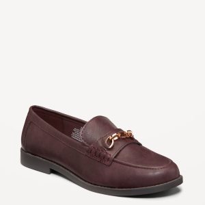 Faux-Leather Loafer