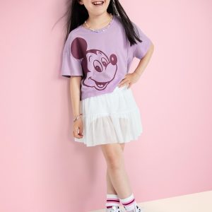 Old Navy x Disney© Cropped Graphic Raw-Edge T-Shirt for Girls