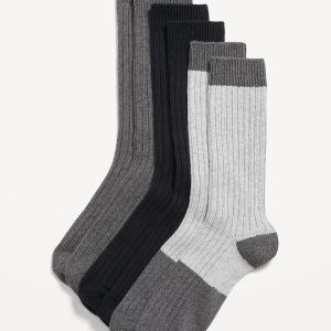 3-Pack Marled Boot Socks for Men