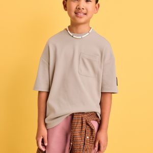 Dynamic Fleece Oversized Skate T-Shirt for Boys
