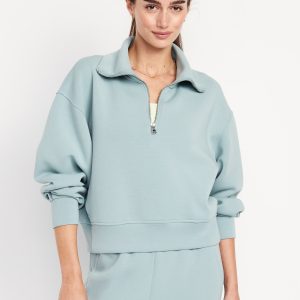 Bounce Fleece Half-Zip Pullover Sweatshirt