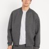 Bounce Fleece Oversized Bomber Jacket