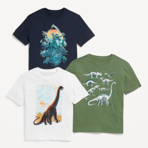 Short-Sleeve Graphic T-Shirt 3-Pack for Boys