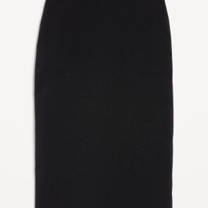 Extra High-Waisted Bounce Fleece Midi Skirt