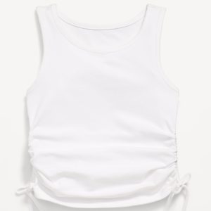 Side-Ruched Tank Top for Girls