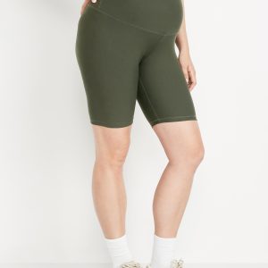 Maternity Full Panel StudioSmooth Biker Shorts -- 6-inch inseam