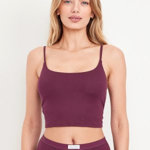 Rib-Knit Brami Top