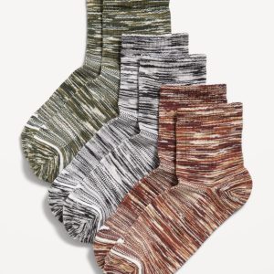 Athletic Quarter Crew Sock 3-Pack for Women