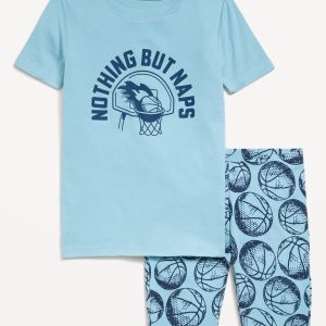 Printed Snug-Fit Pajama Set for Boys