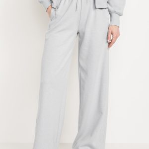 Extra High-Waisted Dynamic Fleece Wide-Leg Sweatpants
