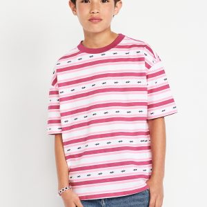 Printed Oversized Short-Sleeve T-Shirt for Boys
