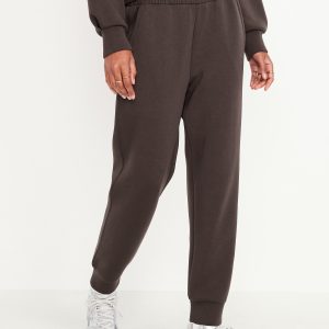 High-Waisted Bounce Fleece Jogger Sweatpants