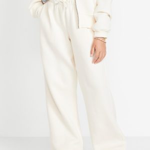 Favorite Fleece High-Waisted Wide-Leg Sweatpants for Girls