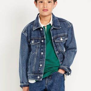 Non-Stretch Jean Trucker Jacket for Boys