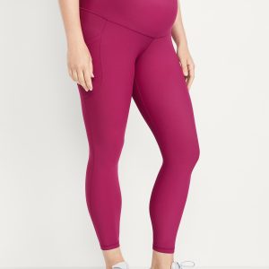 Maternity Full-Panel PowerSoft 7/8 Leggings