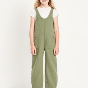 Short-Sleeve T-Shirt and Jumpsuit Set for Girls