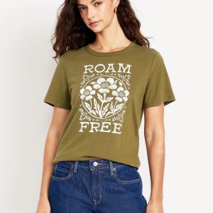 EveryWear Crew-Neck Graphic T-Shirt