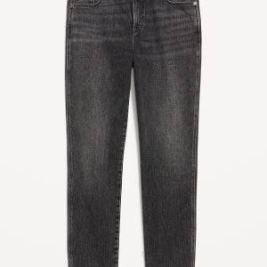 High-Waisted Vintage Slim Jeans