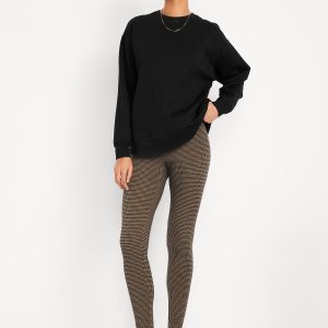 High-Waisted Jersey Fashion Layering Leggings