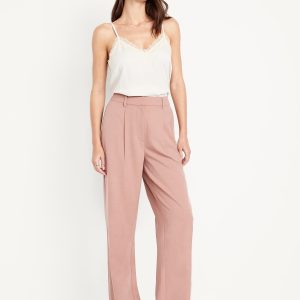 Extra High-Waisted Taylor Wide-Leg Trouser Pants