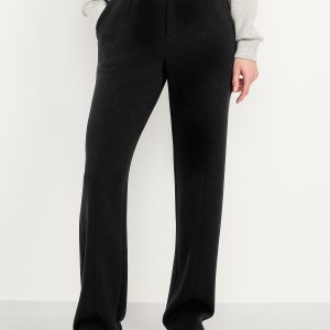 High-Waisted Bounce Fleece Trouser Sweatpants