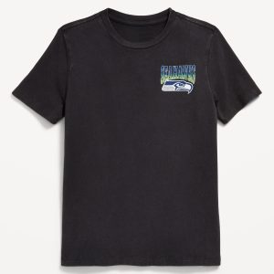 NFL⢠Seattle Seahawks⢠Gender-Neutral Graphic T-Shirt for Kids
