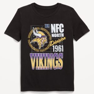 NFL⢠Minnesota Vikings⢠Gender-Neutral Graphic T-Shirt for Kids