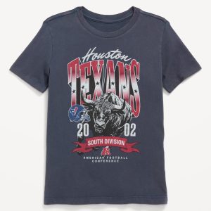 NFL™ Houstan Texans™ Gender-Neutral Graphic T-Shirt for Kids