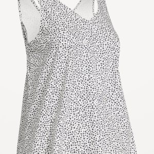 Maternity Crepe Shell Tank