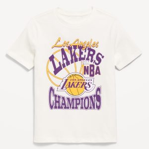 NBA© Los Angeles Lakers© Gender-Neutral Graphic T-Shirt for Kids