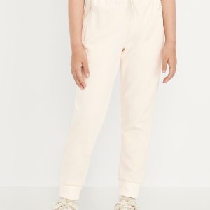 Slim High-Waisted Dynamic Fleece Joggers for Girls