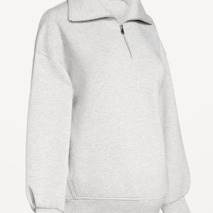 Maternity Bounce Fleece Half-Zip Pullover