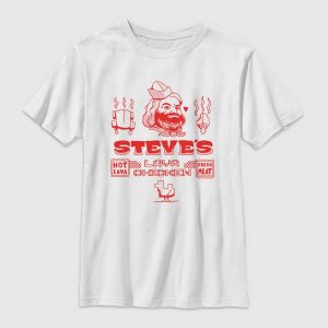 Minecraft Steves Lava Chicken Graphic T-Shirt For Kids