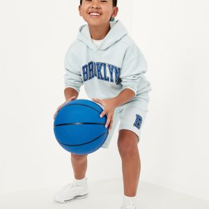 Fleece Jogger Shorts for Boys (At Knee)