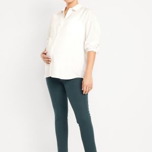 Maternity Full-Panel Pixie Ankle Pants