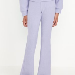 CozePlush Foldover Flare Leggings for Girls