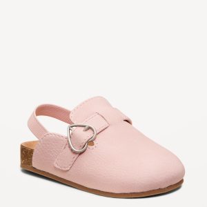 Faux-Suede Buckled Strap Sandals for Baby
