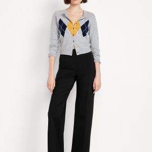 Extra High-Waisted Stevie Straight Pants