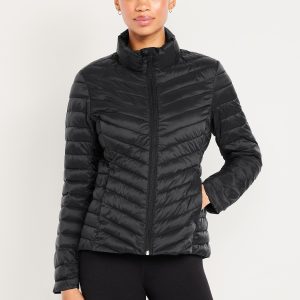 Water-Resistant Narrow-Channel Puffer Jacket