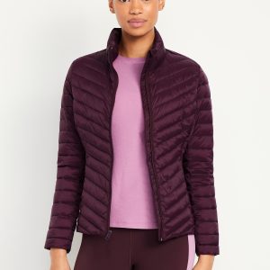 Water-Resistant Narrow-Channel Puffer Jacket