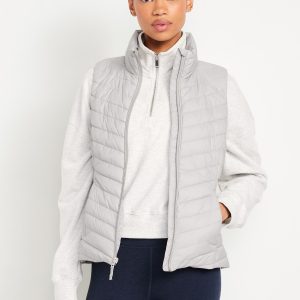 Water-Resistant Packable Puffer Vest